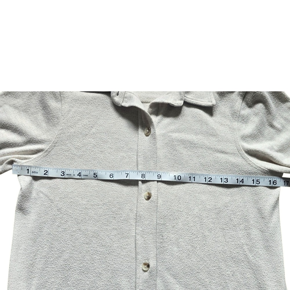 Faherty Legend Long Sleeve‎ Sweater Dress Size Cream XS - Picture 8 of 8